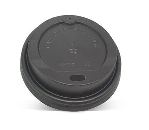 Plastic Lid - *8/12/16 oz Hot&Cold /Black 90mm 1000pc/ctn - Packware