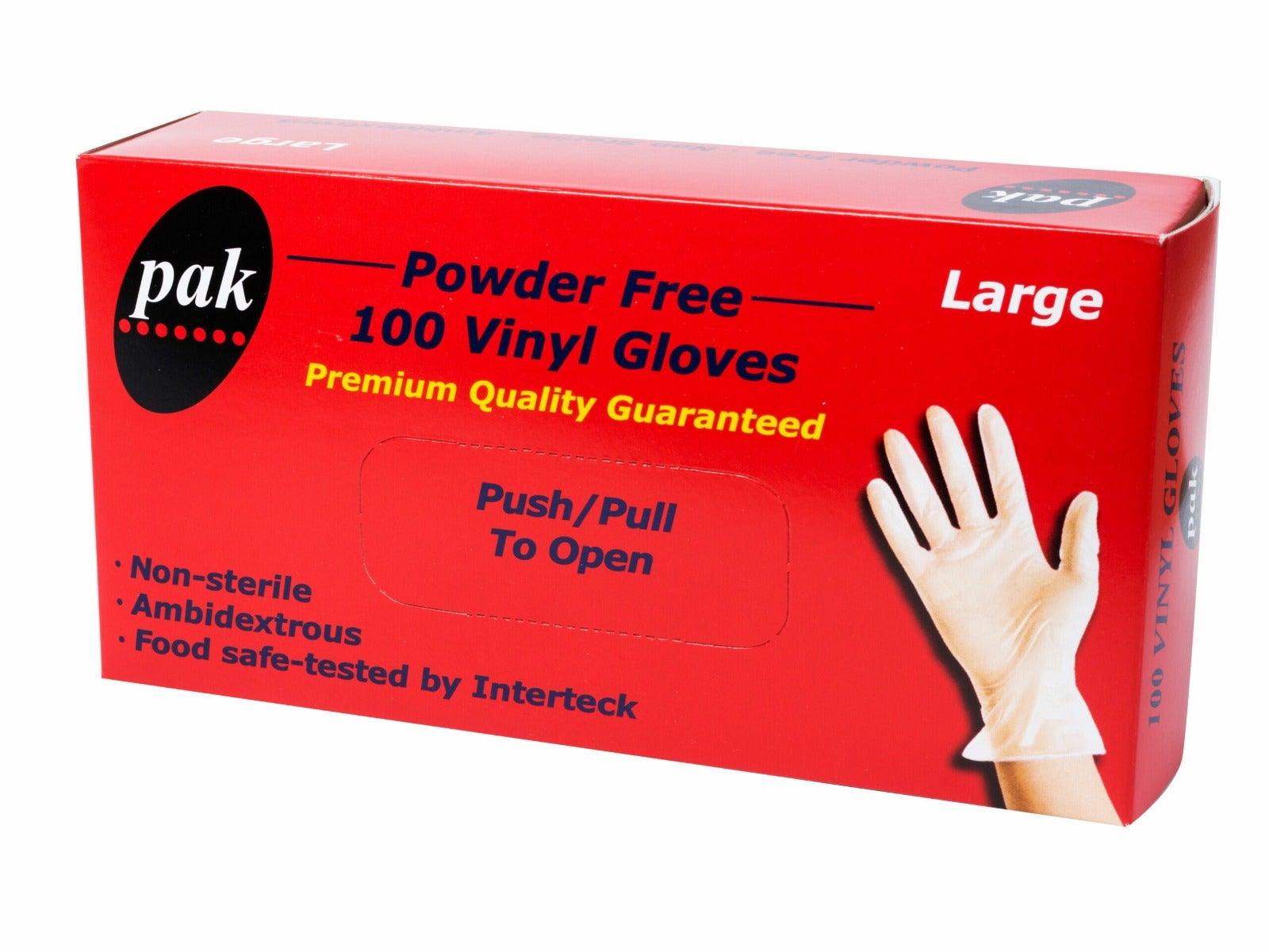 CASE of 1000 Vinyl Gloves-Latex-Free-Powder free-SIZE X-LARGE-FREE&FAST-SHIPPING 2024