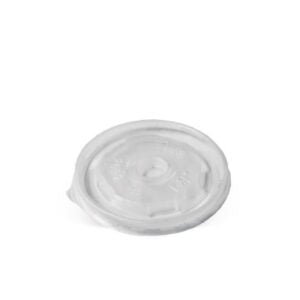 PP Flat lid for 8oz Bowl/No Hole 1000pc/ctn - Packware