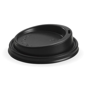 PS Large Lid - 8, 12, 16 And 20oz, 90mm, Black - Packware