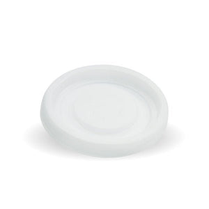 PS Lid - 4oz, No Hole, White - Packware