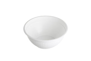 Round Honeycomb Bowls - Noodle Container White 1050ml GENFAC - Packware