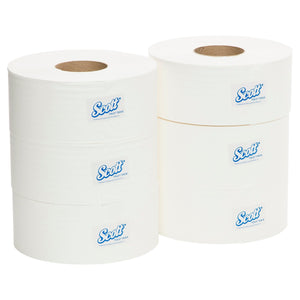 SCOTT® Compact Jumbo Roll Toilet Tissue (5748), 1 Ply, 6 Rolls / Case, 600m / Roll (3,600m) - Packware