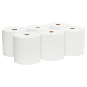 SCOTT® Hard Roll Towels (1005), Hard Roll Paper Towel, 6 Rolls / Case, 305m / Roll (1,830m Total) - Packware