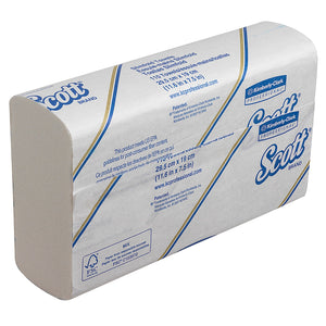 Scott® Slimfold™ Hand Towels 5856 - Folded Paper Hand Towels - 16 Clips x 110 White Paper Towels (1,760 Total) - Packware