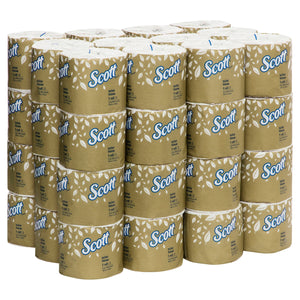 SCOTT® Toilet Tissue (5741), 2 Ply, 48 Rolls / Case, 400 Sheets / Roll (19,200 Sheets) - Packware