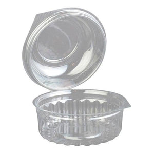 Show Bowl Plastic Containers With Dome Lid Clear 8oz/236ml - Packware