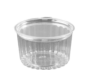 Show Bowl Takeaway Containers With Flat Lid Clear 16oz/473ml - Packware