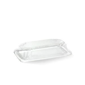 Small BioCane Sushi Tray PLA Lid - Packware