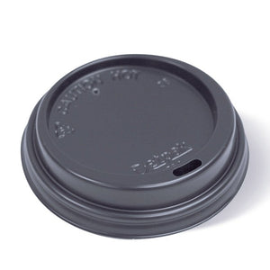 Smooth Hot Cup Lid - Black - 12/16/20oz - Packware