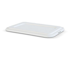 Sugarcane lid for 4 compartment tray 300pc/ctn - Packware