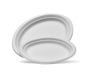 Sugarcane Oval Plate Small 500pc/ctn - Packware