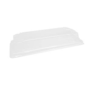 Sushi tray PET lid - long 600pc/ctn - Packware