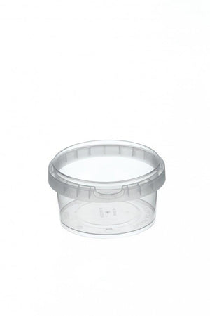 Tamper Evident Food Containers Clear 210ml/95mm - Packware