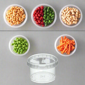 Tamper Evident Food Containers Clear 280ml GENFAC - Packware