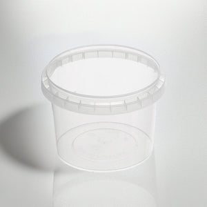 Tamper Evident Food Containers Natural 565ml GENFAC - Packware