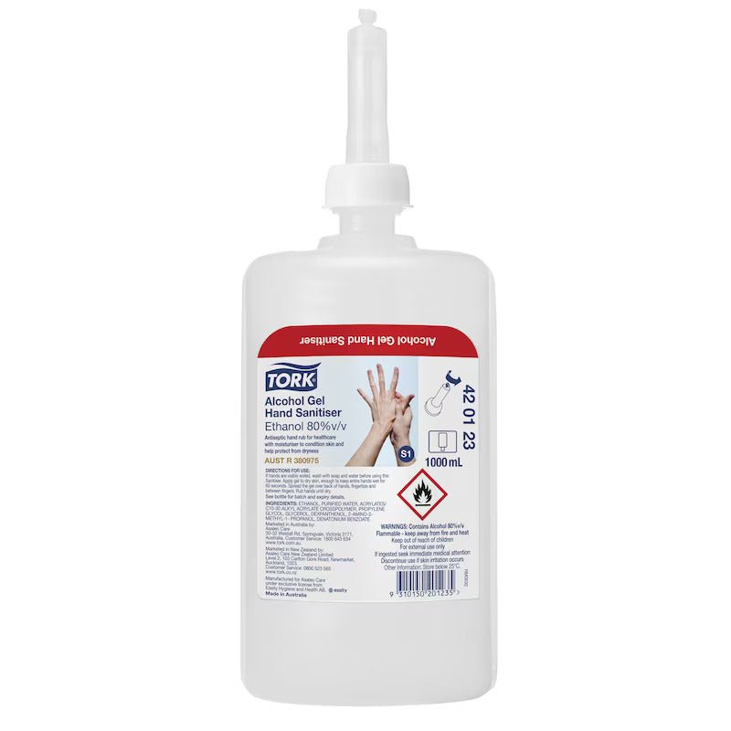 Tork Alcohol Gel Hand Sanitizer S1 | 1000ml x 6 - Packware