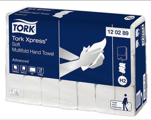 Tork Xpress Soft Multifold Hand Towel 2ply Advanced H2 180s x 21 - Packware