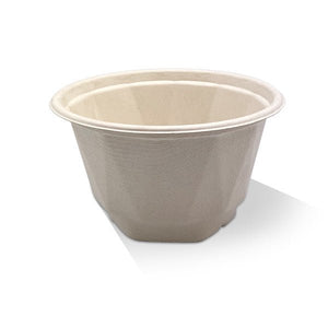 Unbleached sugarcane Takeaway bowl 1000ml 300pc/ctn - Packware