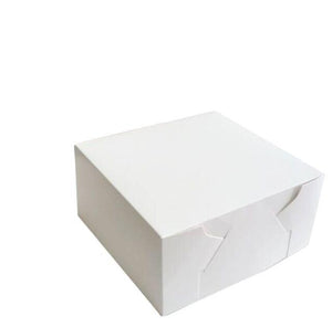 White Cake Box - 8x8x2.5" (210x210x63mm) - Pack of 100 - Packware