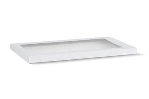 White Catering Tray Lid - Large - 100/CTN - Packware