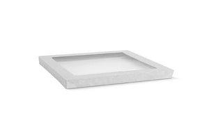 White Catering Tray Lid - Medium - 100/CTN - Packware