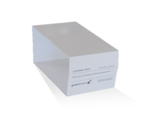 White Catering Tray Sleeve Med/Large 50pc/PK - Packware