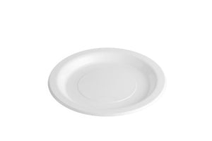 White Disposable Plates - Heavy Duty Plastic Plates for Party 8"/ 216mm - Packware