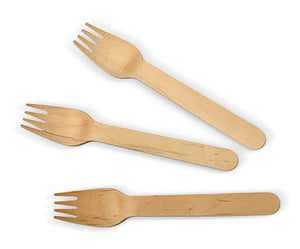 Wooden Fork 160mm 2000pc/ctn - Packware